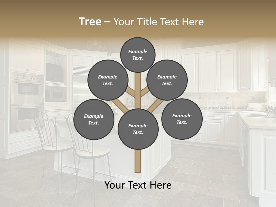 Home Residential Cabinet PowerPoint Template