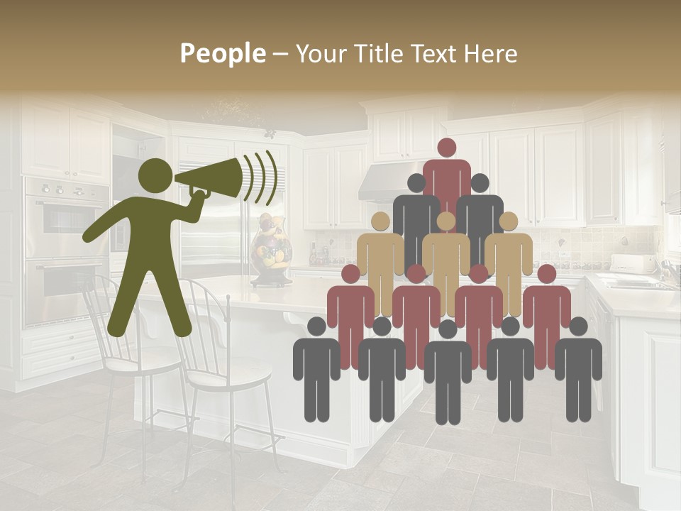 Home Residential Cabinet PowerPoint Template