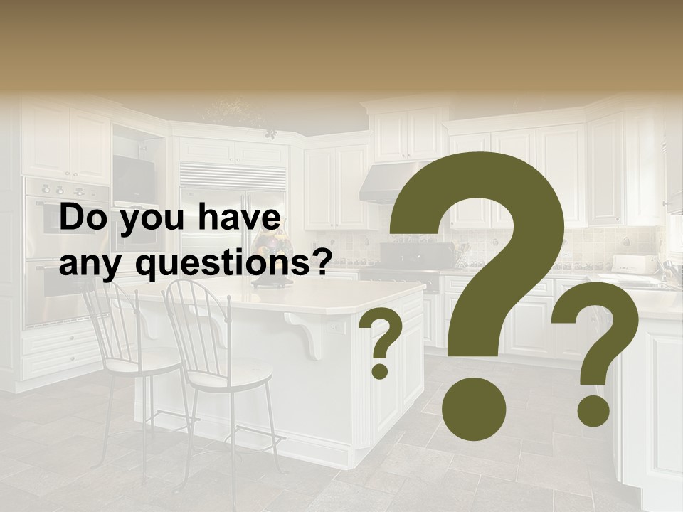 Home Residential Cabinet PowerPoint Template