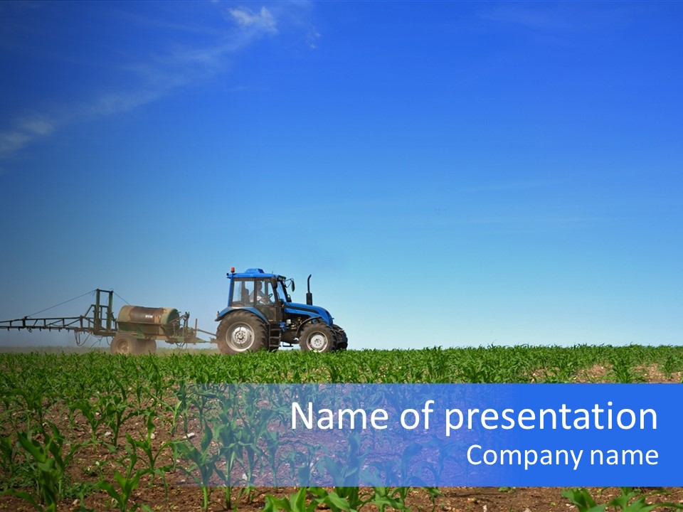 Agronomic Cultivating Season PowerPoint Template