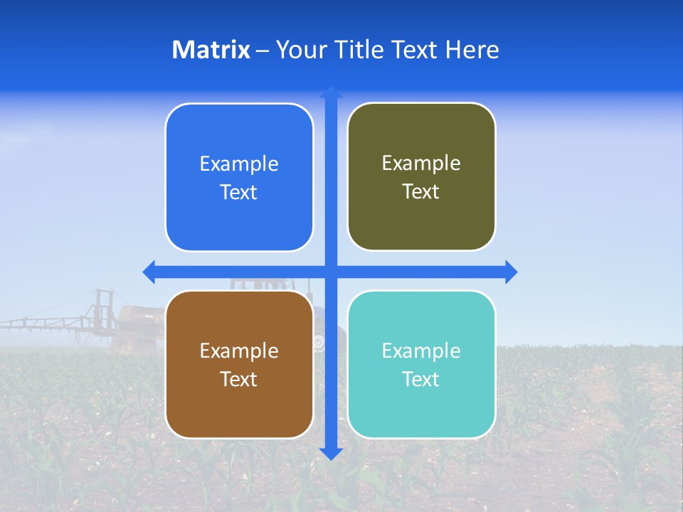 Agronomic Cultivating Season PowerPoint Template