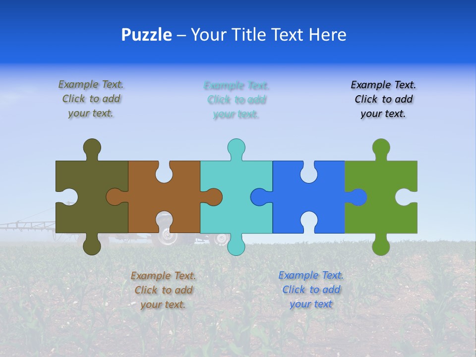 Agronomic Cultivating Season PowerPoint Template