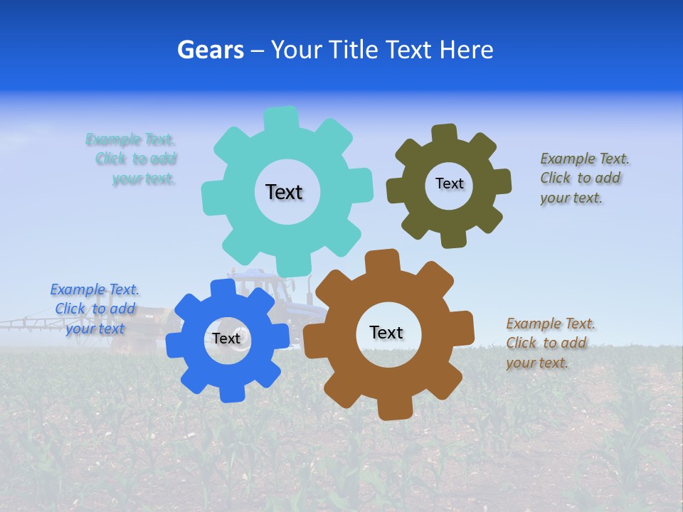 Agronomic Cultivating Season PowerPoint Template