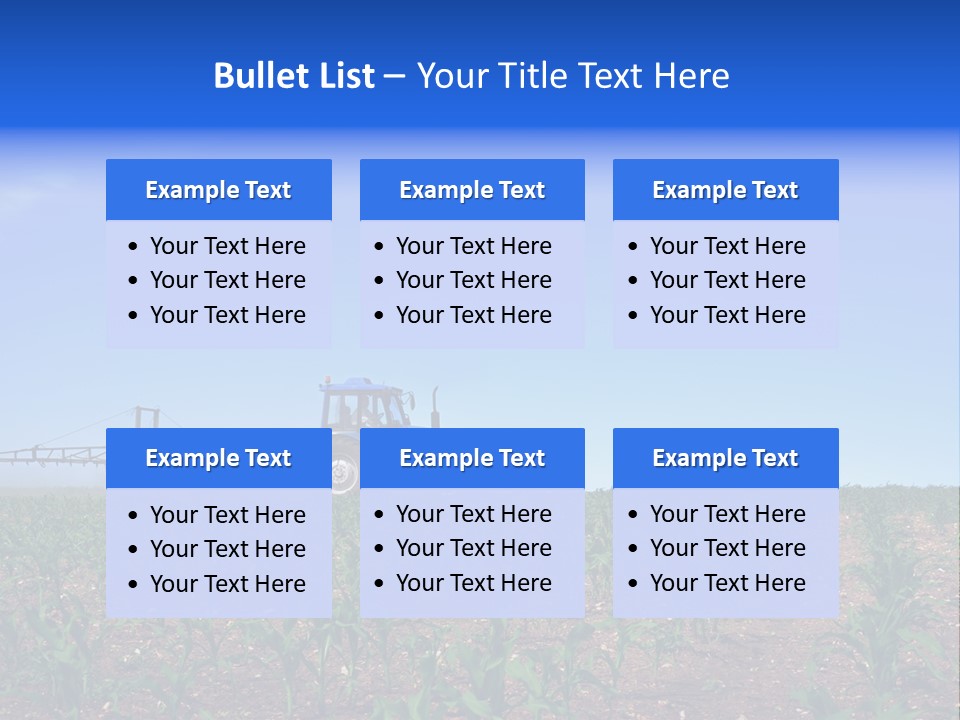 Agronomic Cultivating Season PowerPoint Template