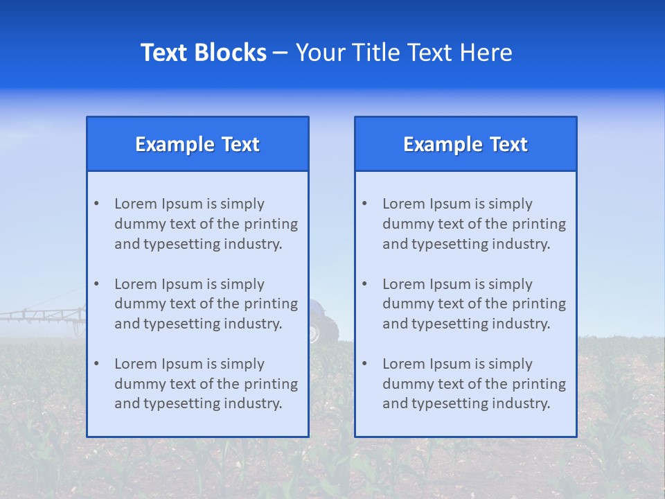 Agronomic Cultivating Season PowerPoint Template