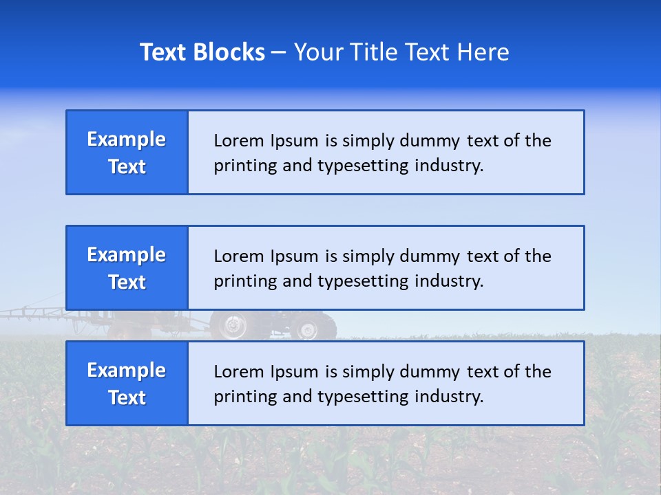 Agronomic Cultivating Season PowerPoint Template