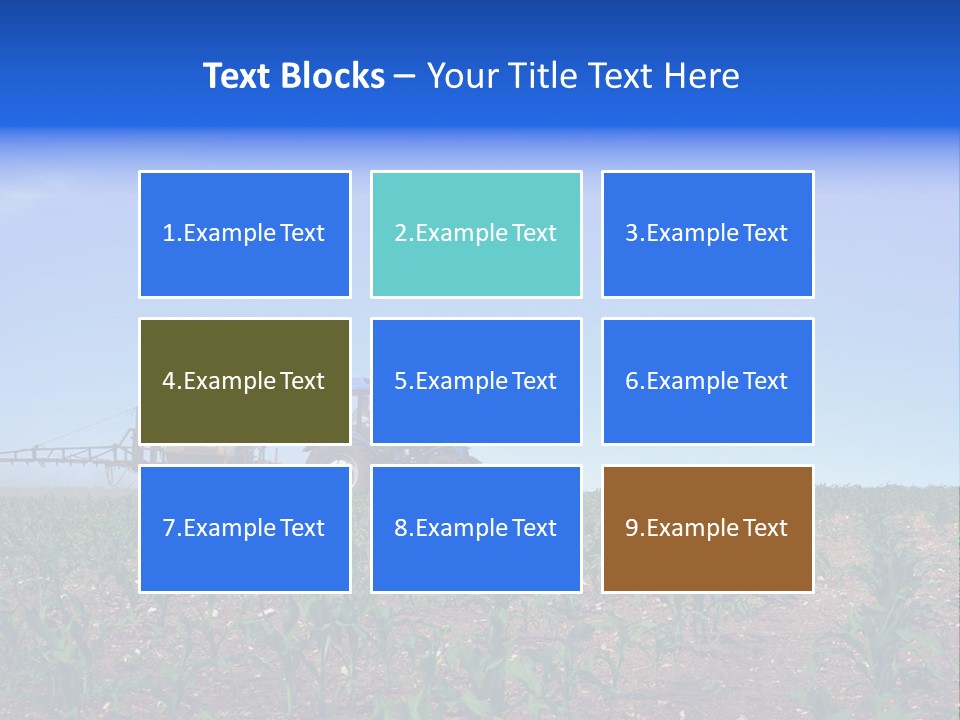 Agronomic Cultivating Season PowerPoint Template
