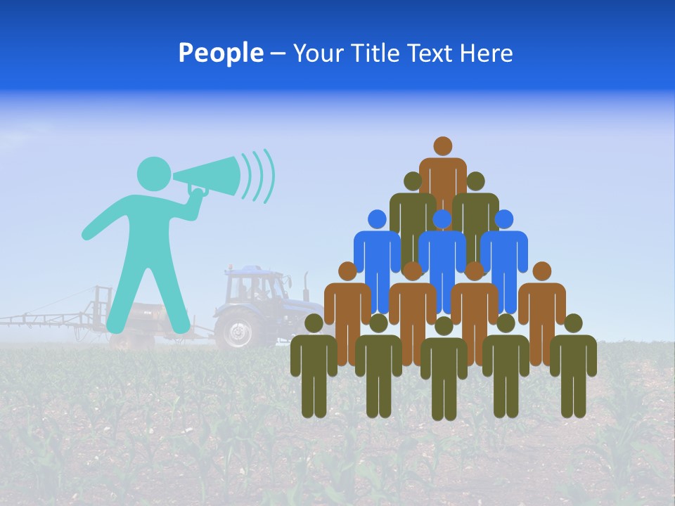 Agronomic Cultivating Season PowerPoint Template