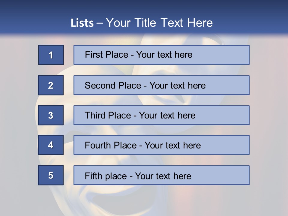Performance Comedy Men PowerPoint Template