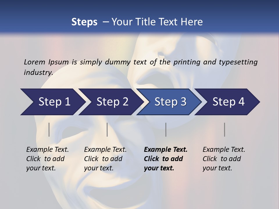 Performance Comedy Men PowerPoint Template