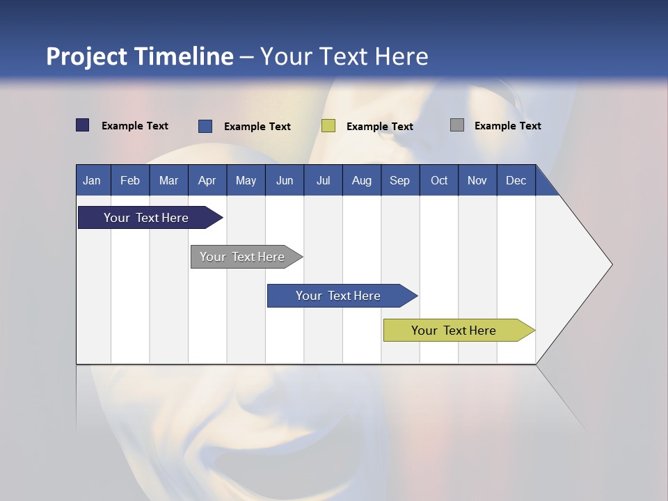 Performance Comedy Men PowerPoint Template