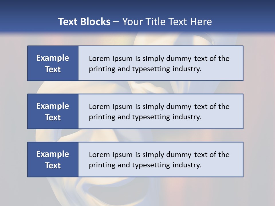 Performance Comedy Men PowerPoint Template