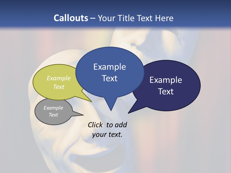 Performance Comedy Men PowerPoint Template