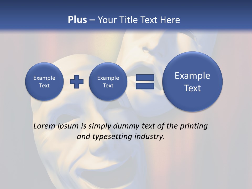 Performance Comedy Men PowerPoint Template