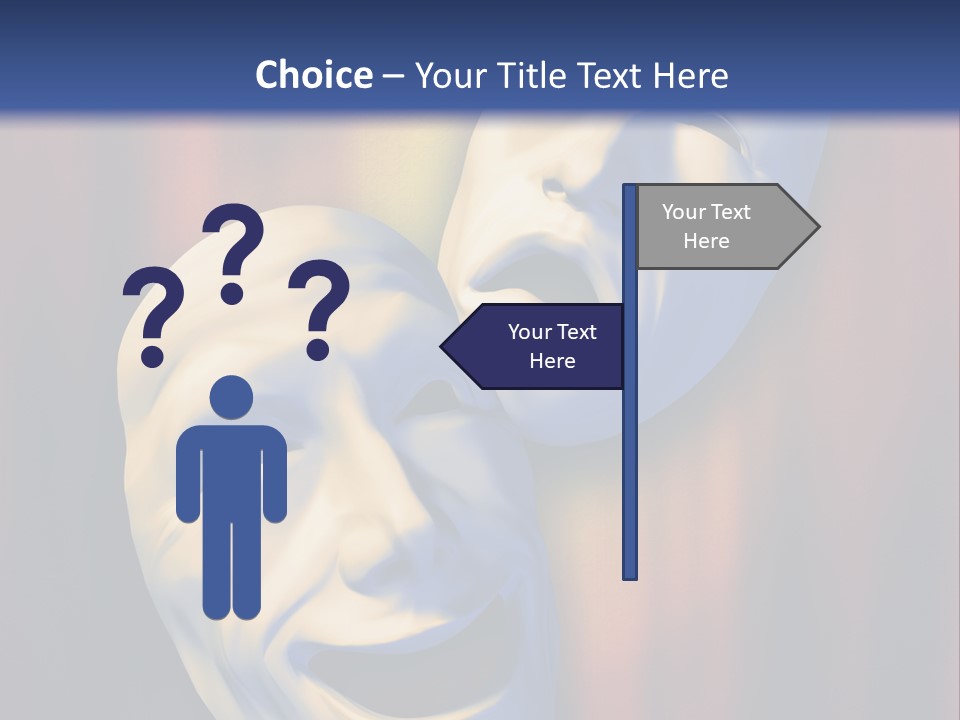 Performance Comedy Men PowerPoint Template