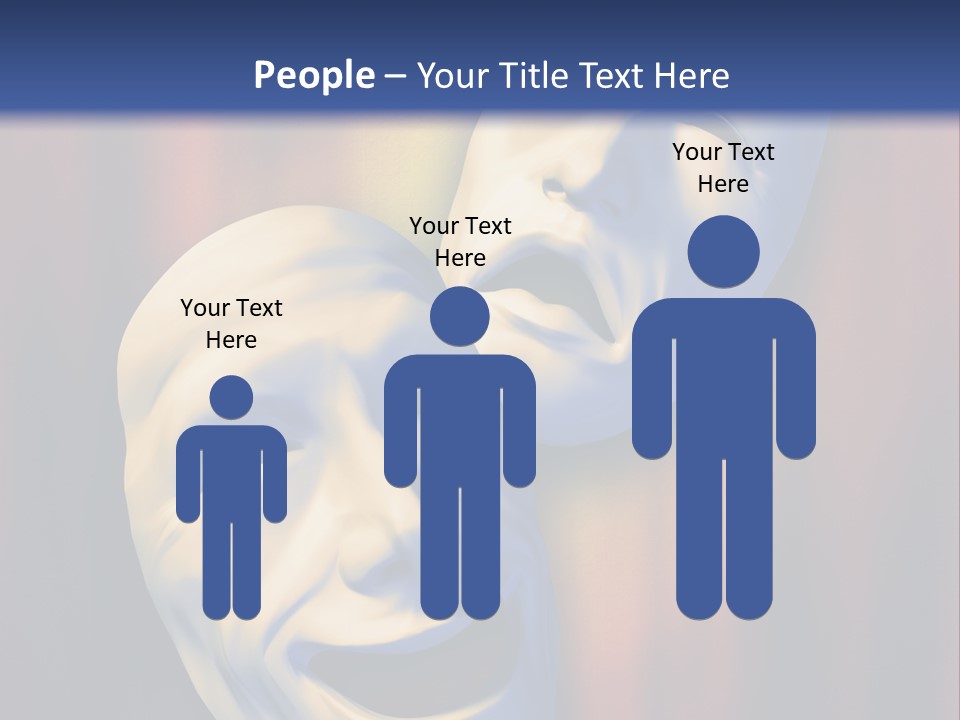 Performance Comedy Men PowerPoint Template