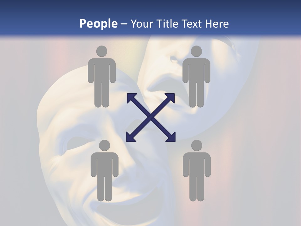 Performance Comedy Men PowerPoint Template