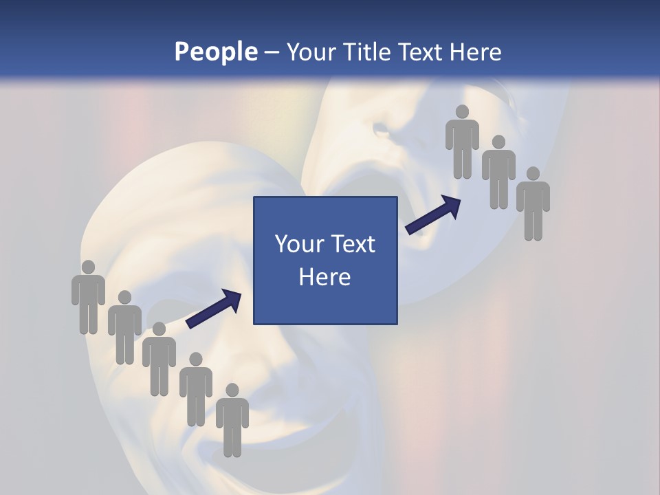 Performance Comedy Men PowerPoint Template