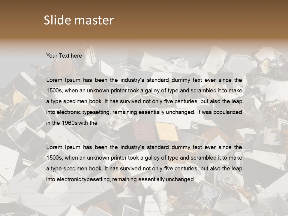 A Pile Of Old Televisions Sitting On Top Of Each Other PowerPoint Template