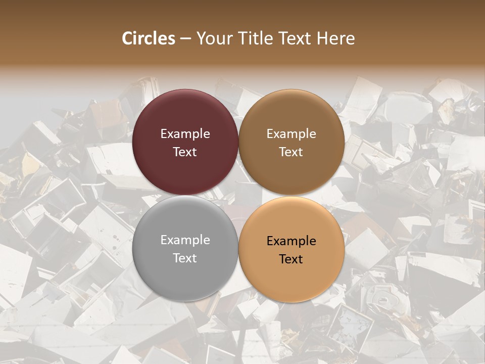 A Pile Of Old Televisions Sitting On Top Of Each Other PowerPoint Template