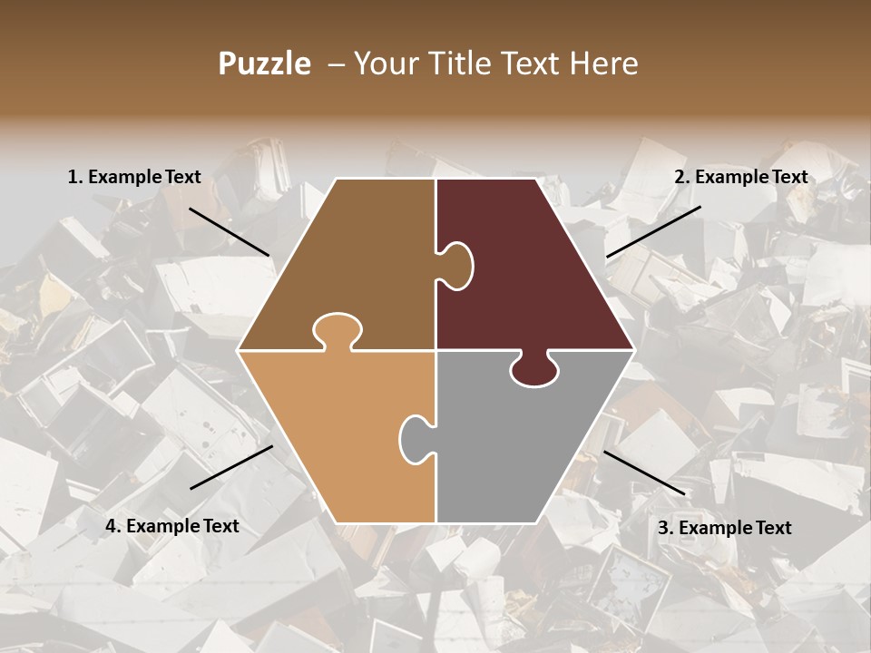 A Pile Of Old Televisions Sitting On Top Of Each Other PowerPoint Template