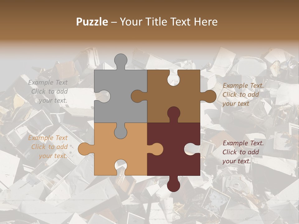 A Pile Of Old Televisions Sitting On Top Of Each Other PowerPoint Template