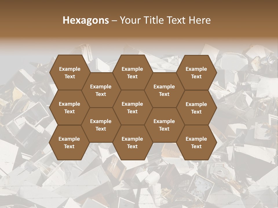 A Pile Of Old Televisions Sitting On Top Of Each Other PowerPoint Template