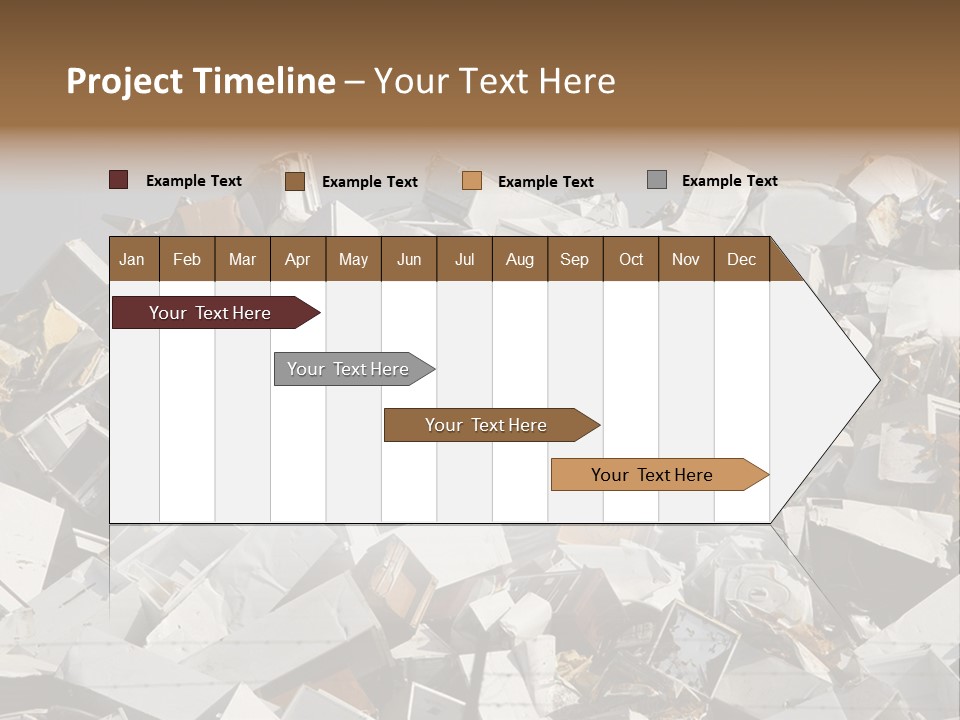 A Pile Of Old Televisions Sitting On Top Of Each Other PowerPoint Template