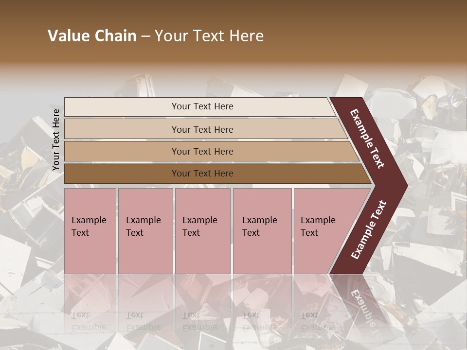 A Pile Of Old Televisions Sitting On Top Of Each Other PowerPoint Template