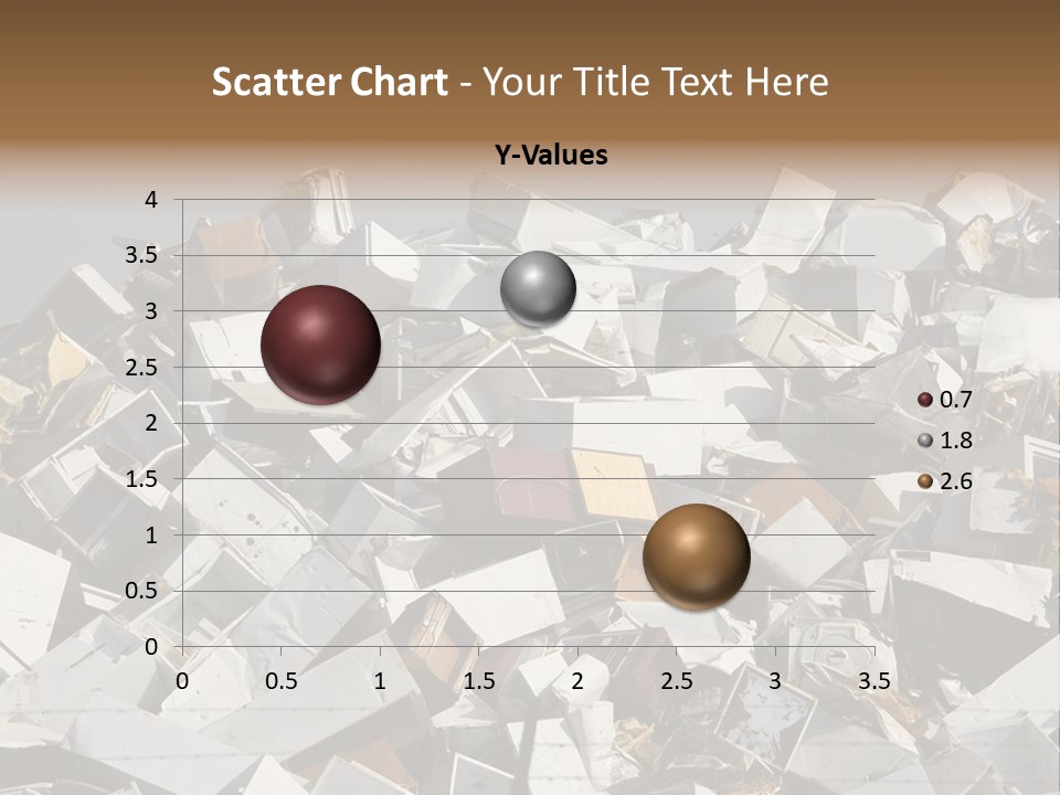 A Pile Of Old Televisions Sitting On Top Of Each Other PowerPoint Template