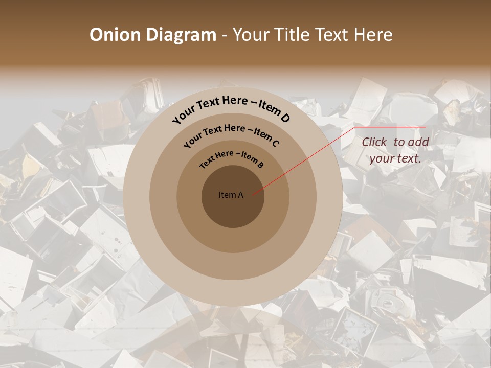 A Pile Of Old Televisions Sitting On Top Of Each Other PowerPoint Template