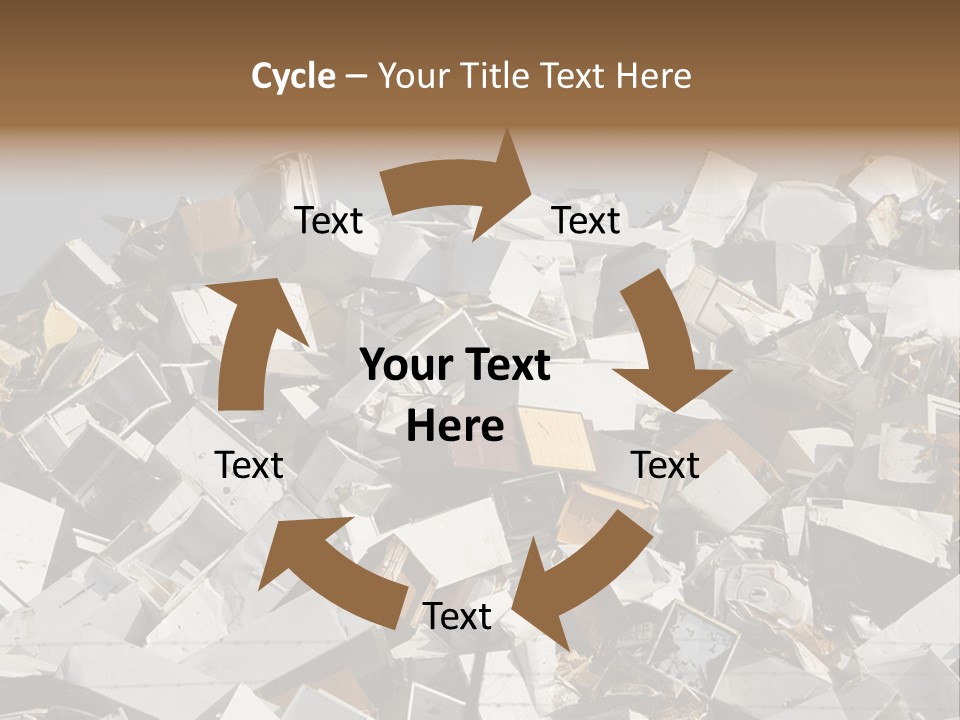 A Pile Of Old Televisions Sitting On Top Of Each Other PowerPoint Template