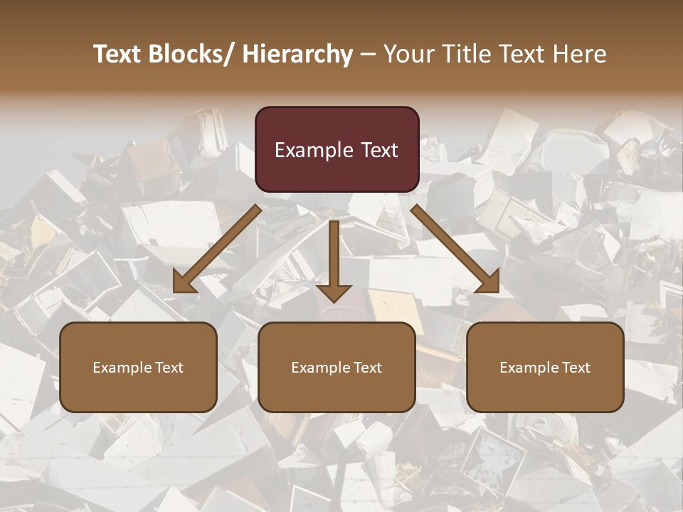 A Pile Of Old Televisions Sitting On Top Of Each Other PowerPoint Template