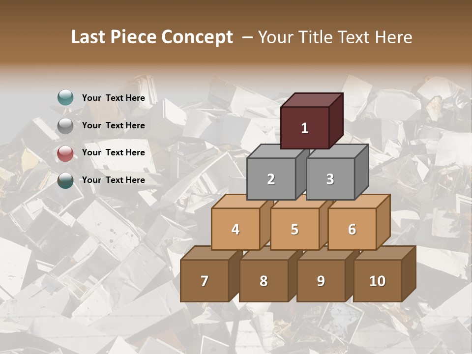 A Pile Of Old Televisions Sitting On Top Of Each Other PowerPoint Template