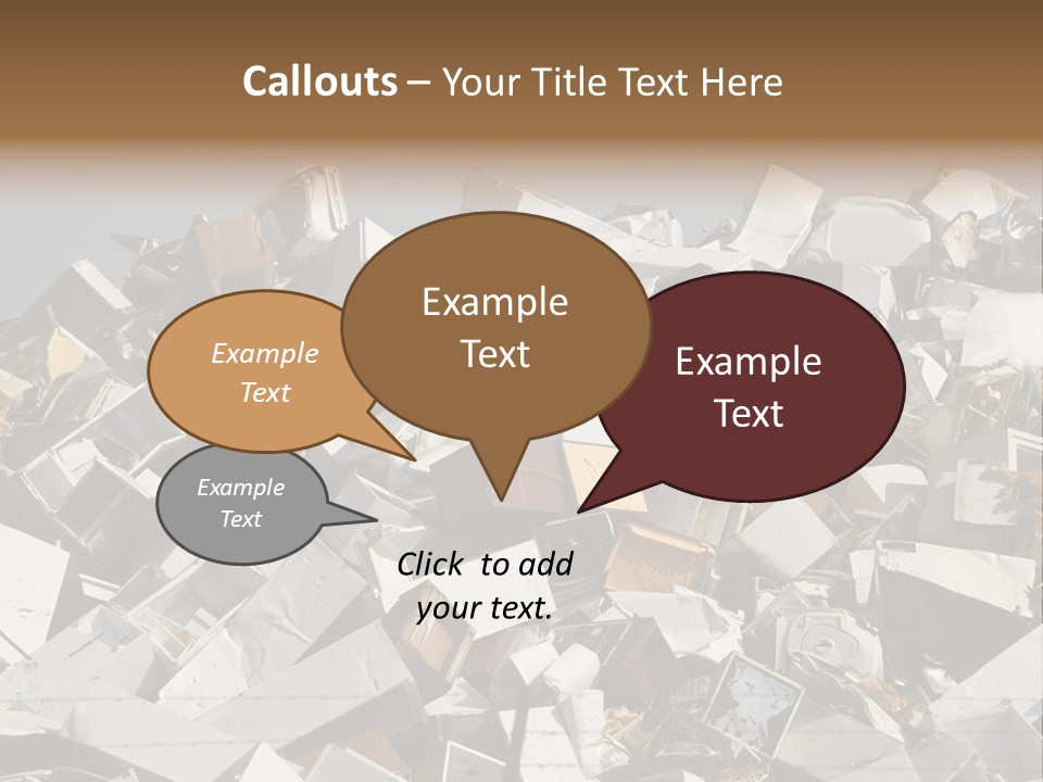 A Pile Of Old Televisions Sitting On Top Of Each Other PowerPoint Template