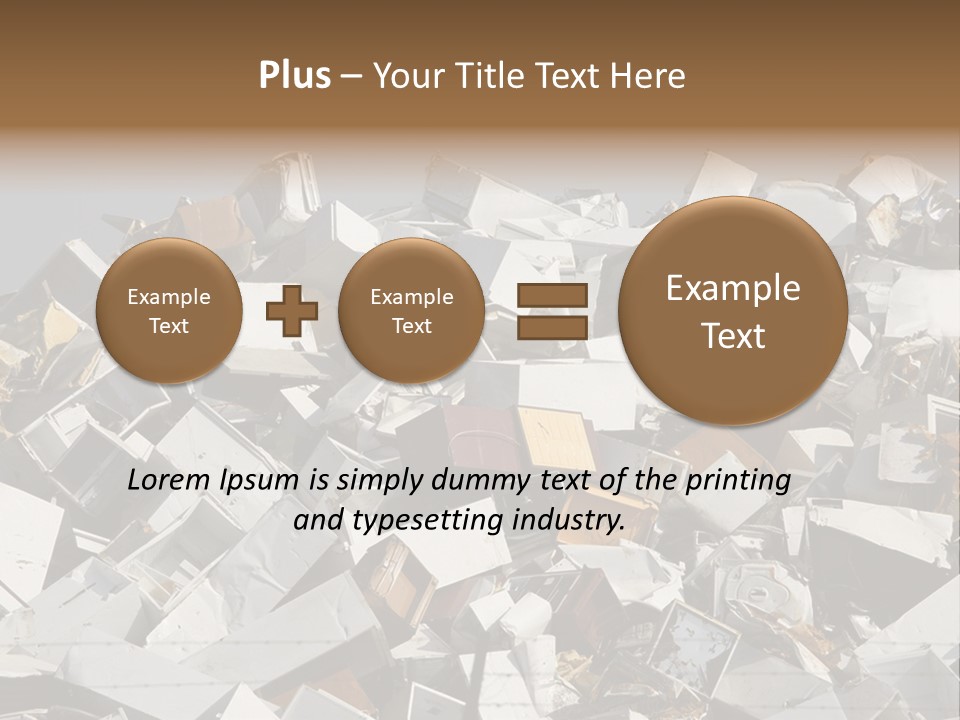 A Pile Of Old Televisions Sitting On Top Of Each Other PowerPoint Template