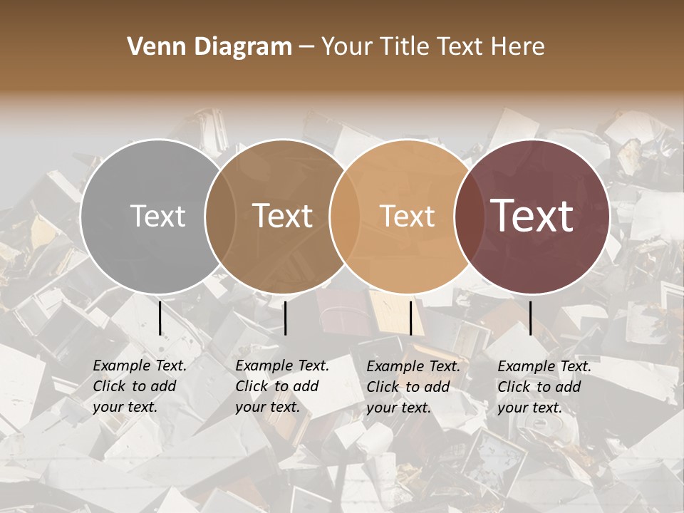 A Pile Of Old Televisions Sitting On Top Of Each Other PowerPoint Template