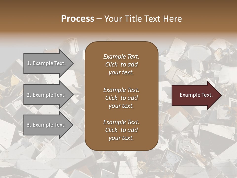 A Pile Of Old Televisions Sitting On Top Of Each Other PowerPoint Template