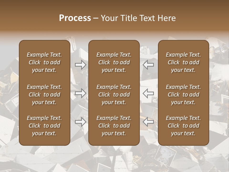 A Pile Of Old Televisions Sitting On Top Of Each Other PowerPoint Template