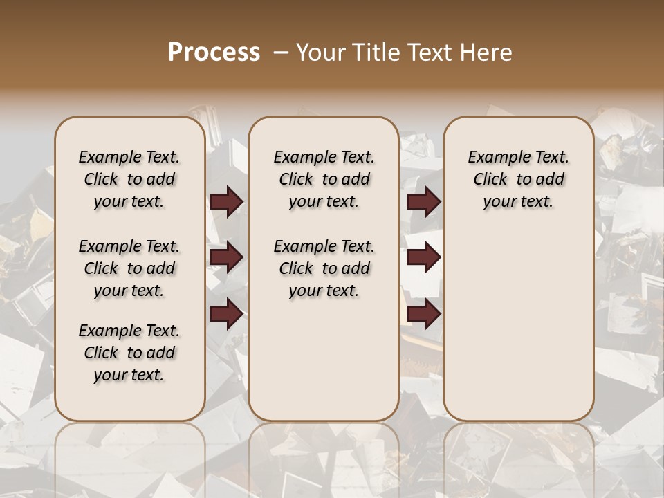 A Pile Of Old Televisions Sitting On Top Of Each Other PowerPoint Template