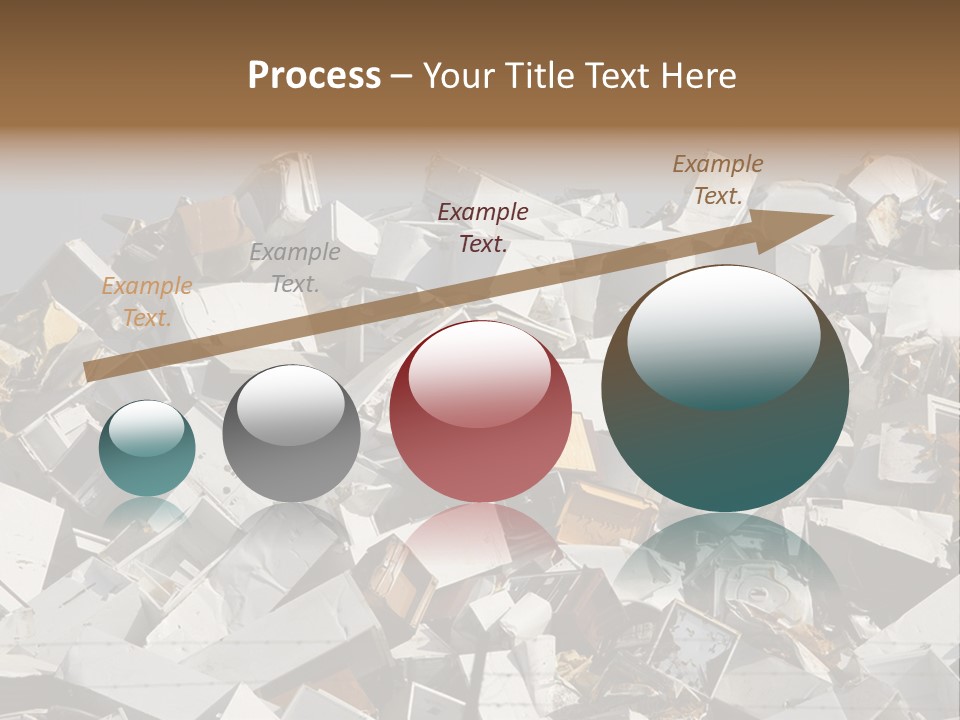 A Pile Of Old Televisions Sitting On Top Of Each Other PowerPoint Template