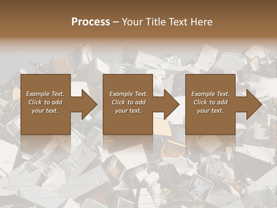 A Pile Of Old Televisions Sitting On Top Of Each Other PowerPoint Template