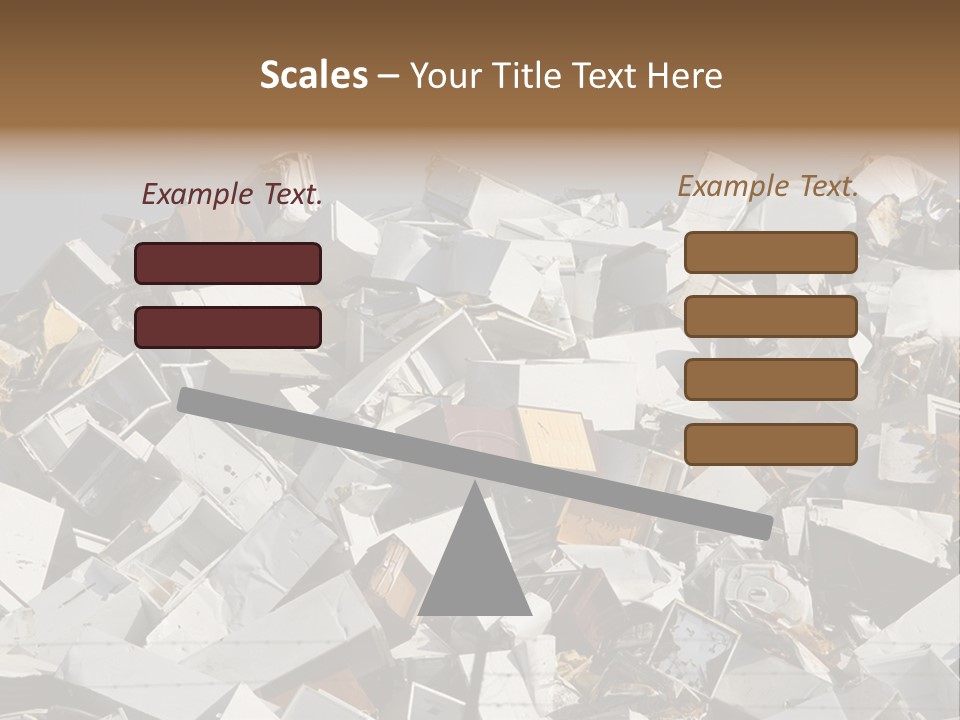 A Pile Of Old Televisions Sitting On Top Of Each Other PowerPoint Template