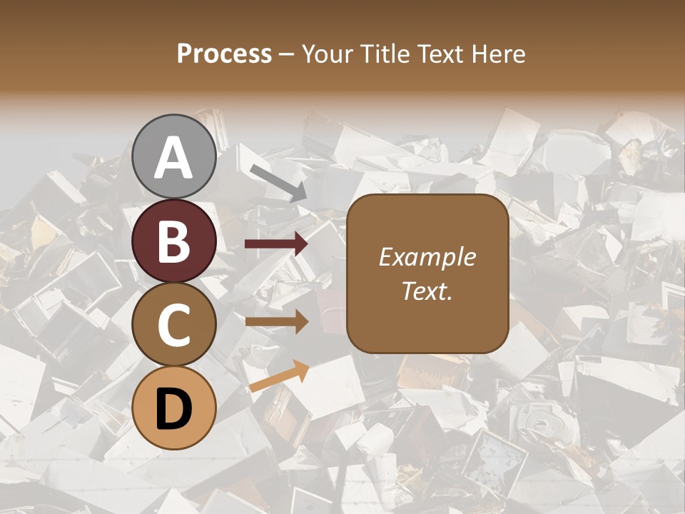 A Pile Of Old Televisions Sitting On Top Of Each Other PowerPoint Template