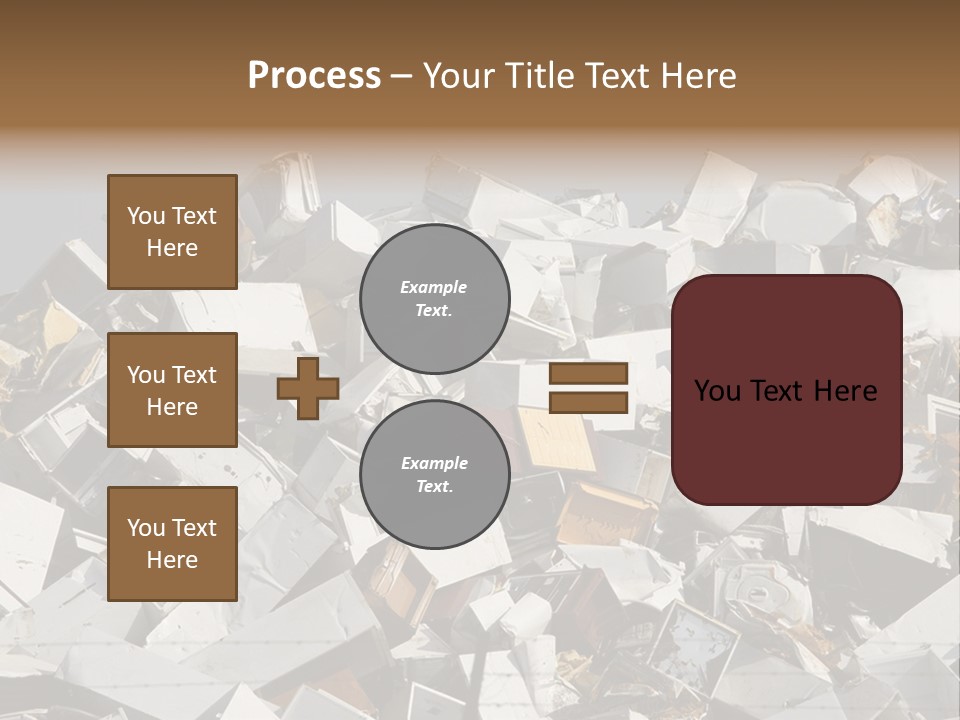 A Pile Of Old Televisions Sitting On Top Of Each Other PowerPoint Template