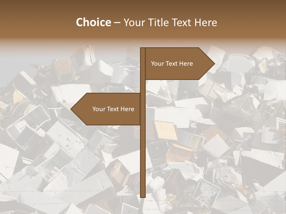 A Pile Of Old Televisions Sitting On Top Of Each Other PowerPoint Template