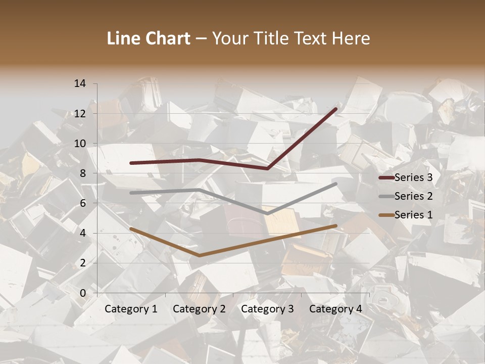 A Pile Of Old Televisions Sitting On Top Of Each Other PowerPoint Template