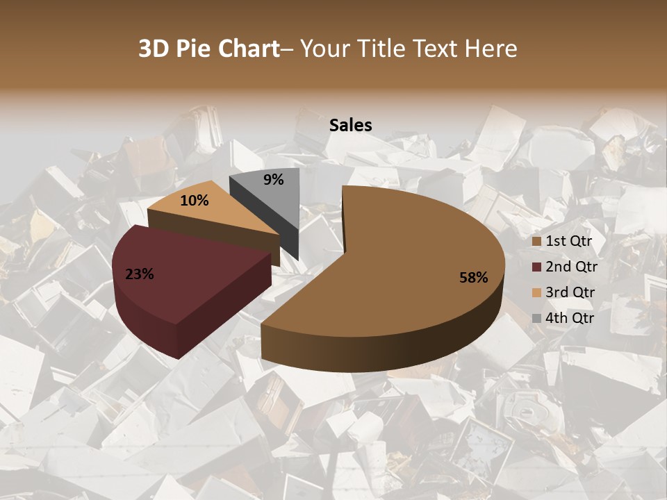 A Pile Of Old Televisions Sitting On Top Of Each Other PowerPoint Template