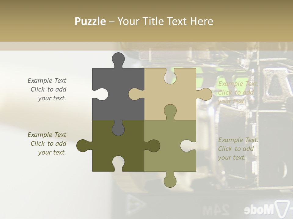 A Picture Of A Network With Wires And Wires Attached To It PowerPoint Template