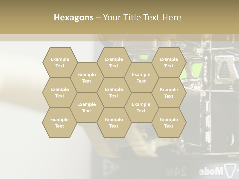 A Picture Of A Network With Wires And Wires Attached To It PowerPoint Template